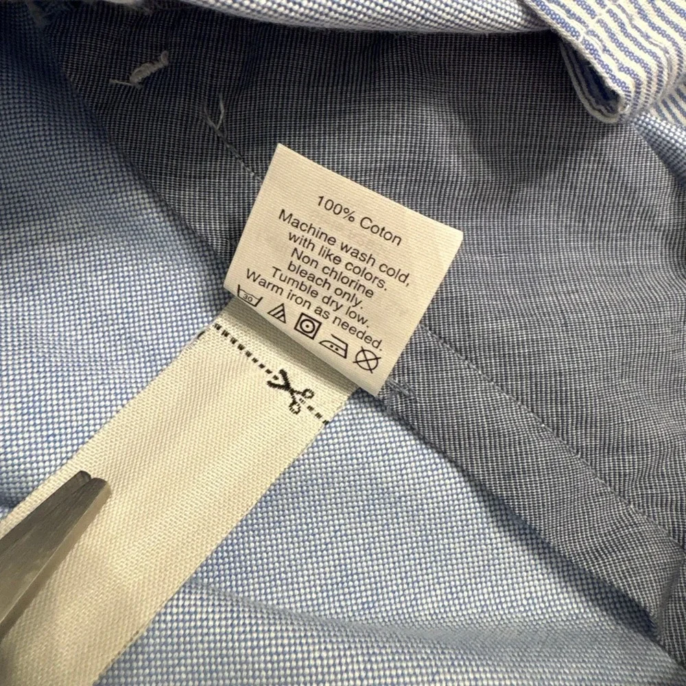 J.Crew Dress Pants Mens 31x30 Blue Bowery Slim Fit Oxford‎ Cotton Chinos Preppy